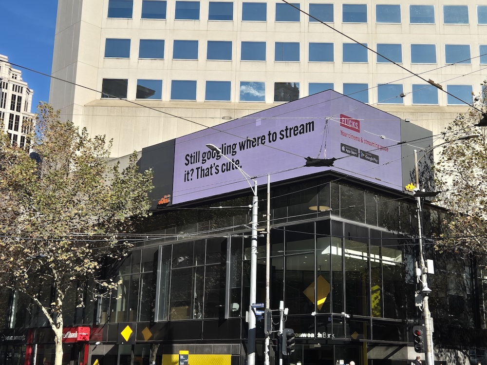 Flicks marks app relaunch with punchy new OOH campaign across Australia and New Zealand